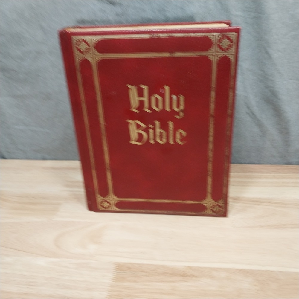 Good Will Publishers Holy Bible Guiding Light Edition‎ KJV 1965 Red Vintage